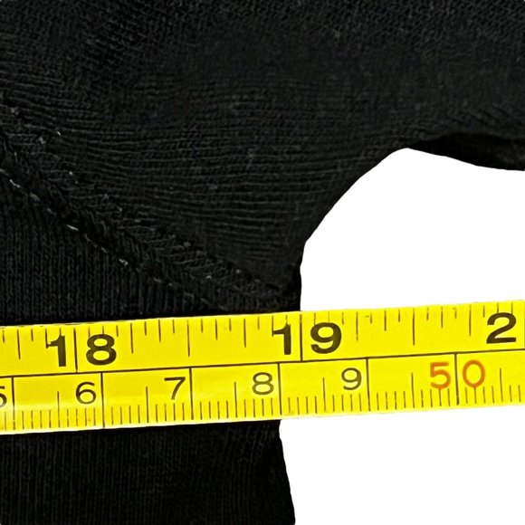 Champion Crewneck Big Logo Shirt Men's Size Medium S/S Black w/ White Silver - Picture 8 of 10